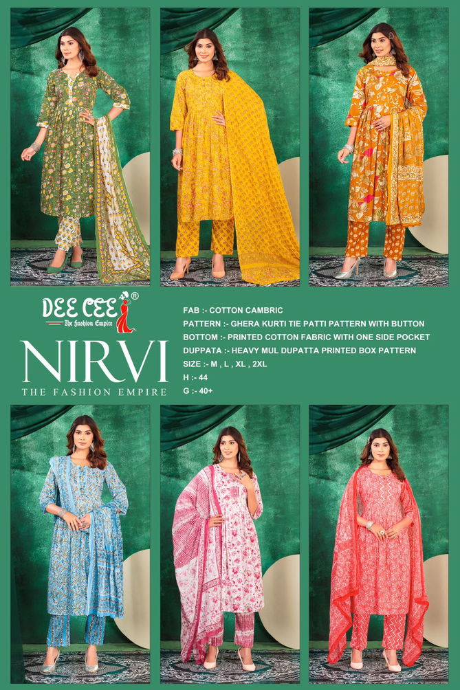 Nirvi By Deecee Rayon Foil Printed Kurti With Bottom Dupatta Wholesale Shop In Surat
